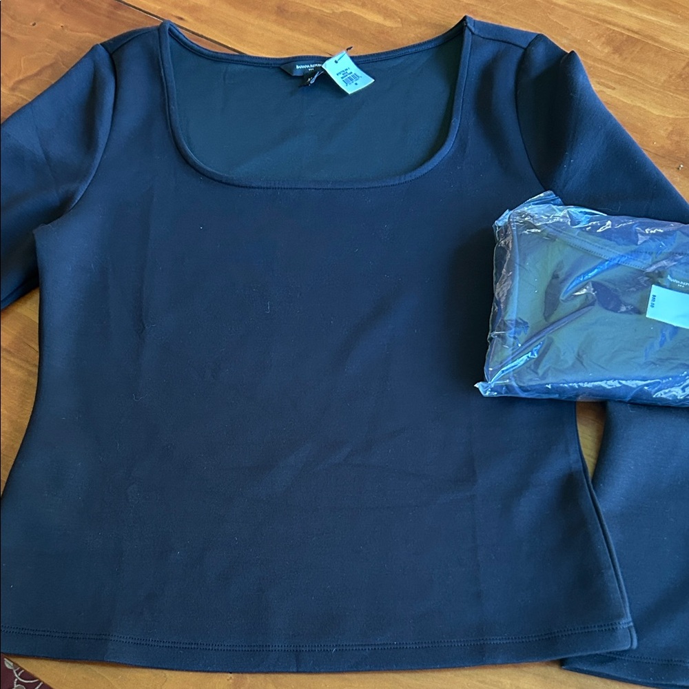 NWT banana republic square neck tops